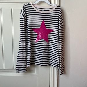 Gap kids flip sequin long sleeve. Comes in a kids medium.